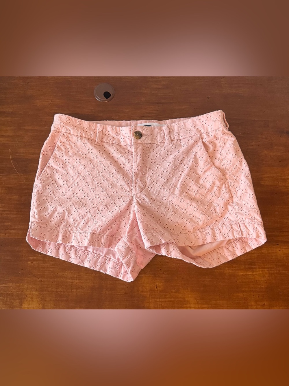 Old Navy Eyelet Pink Shorts 4